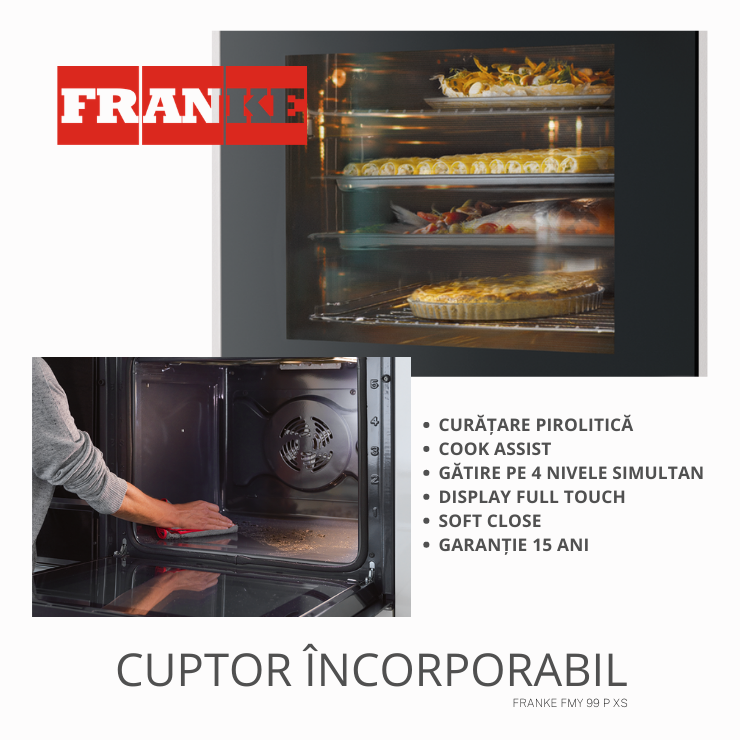 Cuptor incorporabil Franke pirolitic