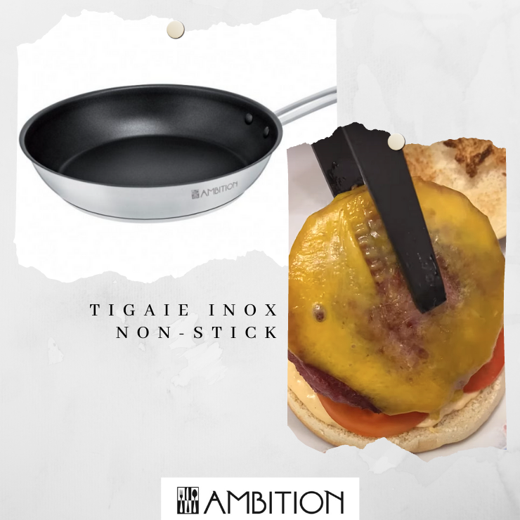 Tigaie din inox non-stick