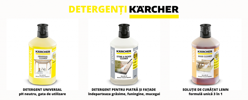 Detergenti Karcher pentru aparate de curatat cu presiune