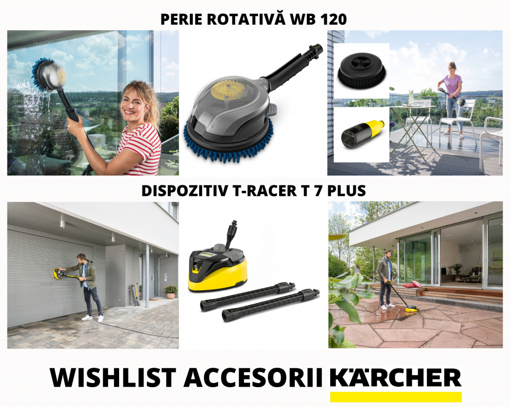 Wishlist accesorii Karcher pentru curatenia care conteaza